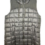 Bernardo  Long Quilted Hooded Zip Vest Women's Plus Size 2X Black Warn NWOT Photo 0