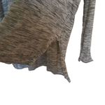 H&M  long sleeve large high low hem gray crew neck blouse Photo 1