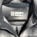 Smartwool  Anchor Line Shirt Jacket Plaid Wool Blend Button Up Shacket Womens‎ S Photo 2