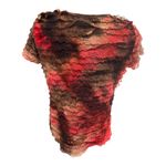 Notations  Brown & Red Tie Dye Blouse Size L Photo 1