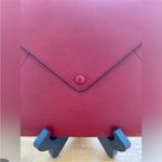 NWOT Delvaux Kiss NY Polo Envelope Clutch LIMITED EDITION Red Photo 7