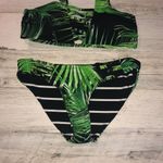 Floral tropical stripped universal bikini set summer bikini swim suit leafy suit Photo 3