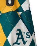 Loudmouth Oakland A’s Argyle NWTs Mini Skirt Skort size 10 MLB Golf Green Yellow Photo 2