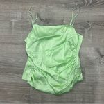 NEW Cinq a Sept Bright Green Silk Tank Top Size M Size M Photo 1
