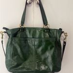 Coach Vintage Patent Leather  Purse Rich Green Photo 9
