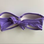 ABS Allen Schwartz  Purple Twist Strapless Bikini Top Size 4 Photo 6