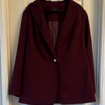 Talbots  Rich Burgundy Blazer Photo 0