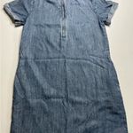 Superdry  Womens Size 6 Blue Chambray Denim Pockets Dress Photo 1