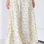 Petal and Pup  Florence Skirt in Cream Floral  Photo 3