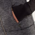 Lululemon Daily Yoga Jacket In Coco Pique Black/Black Size 10 Photo 12