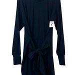 Steve Madden NWT Mock Neck Dolman Sleeve Knot Tie Dress Size M So Soft Photo 0