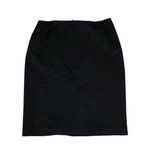 Lafayette 148 New York Black Virgin Wool High Waist Pencil Skirt Photo 0