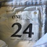 One Teaspoon Womens Light Wash "Chargers" Distressed Cuffed Denim Shorts 24 Photo 5