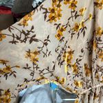 Storia  Velvet Burnout Semi Sheer Dolman Sleeve Blouse Size XL Photo 3