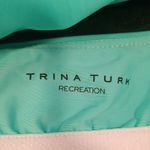 Trina Turk ππ Sports Athletic Racerback Tank Top with Built in Bra Aqua XL NWT Photo 7