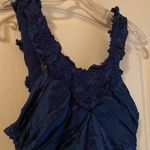 BCBGMAXAZRIA BCBG MEGAN RUCHED COBALT BLUE MINI COCKTAIL DRESS Photo 4