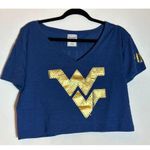 PINK - Victoria's Secret  West Virginia Mountaineers Cropped T Shirt Size S Photo 0