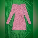 Ganni NWT Elegant Pink Lace Dress size Photo 1