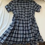 Plaid Dress Blue Size XS Photo 0