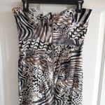 American Rag Sexy Soft Animal Print Strapless Dress Medium Photo 2