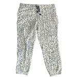 Wildfox Snow Leopard Cozy Jogger Pants Grey & White Athleisure Size XXL Photo 1