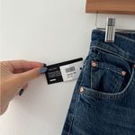 MOTHER NWT Tomcat Straight Leg Ankle Jeans in Cannonball 24 Blue Photo 7