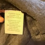 Sag Harbor Woman‎ Linen Blend Black Button Photo 5