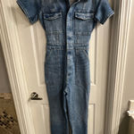 Good American  Women's Blue Denim Jumpsuit Photo 0