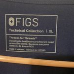 FIGS  Technical Collection 3 Pockets Women’s Size XL Blue Scrub Top Photo 2