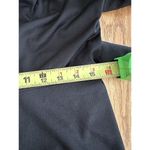 VTG 70s Gilberti Handkerchief Hem Floral Chiffon Semi Sheer Dress Fits Medium Black Photo 6