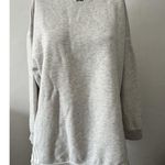 Adidas  Womens Medium Grey Wanderlust Second Layer Drop Shoulder Sweatshirt Photo 5