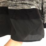 Calvin Klein Black White Marled / Black Twofer Crewneck Pullover Sweater Medium Photo 6