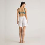 Quince NWT  100% European Linen High Waisted White  Shorts Sz L Photo 5