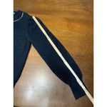 Draper James  Classy Preppy Academia Pullover Sweater Women Medium Black Neutral Photo 5