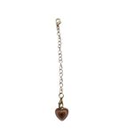 Gold Chain Clip with Heart Charm Photo 1