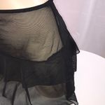 Under the Sun Size XL Black Mesh Ruffle Skirt. Made In USA. New With Tags. Photo 2