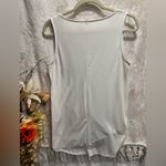 Zenana Premium Zenana White Animal Print Tank Top, size S Photo 3