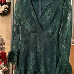 Lulus  Green Lace Cocktail Dress Size Small Photo 0