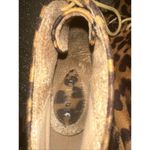 Bella Marie Leopard Print‎ Platform Wedge Booties Lace Up Ankle Boots Women's Photo 8