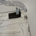 Victoria Beckham  Portland‎ Mid Rise Wide Leg White Jeans Size 30 Photo 5