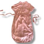 Teddi Rose Mauve Pink Button Up Tie Waist Midi Shirt Dress Photo 2