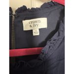 Crown & Ivy Women's Navy Blue Dress, Cut Out Shoulders, Stretchy, Comfortable, S Photo 2