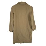 Marvin Richards Womens Vintage Tan Wool Cashmere Blend Overcoat Size 14 Trench Photo 1