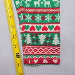 Christmas Holiday Pajama Skinny Thermal Bottoms Pants Multicolor Birdseye S Green Photo 6