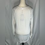 CALIA by Carrie Underwood Scoop Neckline Bodybreeze/Bodyfree Long Sleeve Shirt White Size L Photo 3