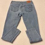 Levi's 711 Skinny Distressed Ankle Jeans Size 28 Light Blue Holes Frayed Photo 9