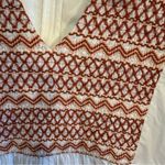 Madewell  Embroidered Poplin V-Neck Mini Dress With Pockets Size M Photo 6