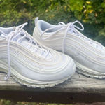 Nike Womans Air Max 97 Triple White Sz 8 921733-100 Photo 0