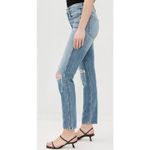 SLVRLAKE Virginia Slim Distressed Jeans in Crossroads Size‎ 29 Blue Photo 3