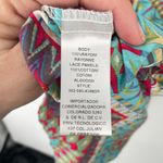 Roper Long Bell Sleeve Southwestern Aztech Chevrom Adjustable Waist Romper Med Blue Photo 8